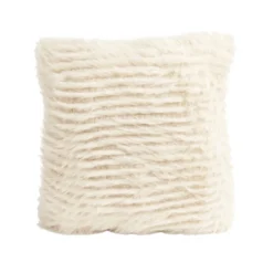 Coussin carré à poils longs 40x40cm - 3 modèles