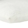 Coussin carré quadrillage chenille 45x45cm (3 modèles)