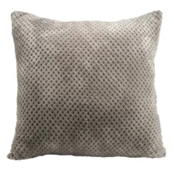 Coussin carré uni texture relief 45x45cm (4 modèles)