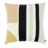 Coussin déco art organique 45x45cm beige