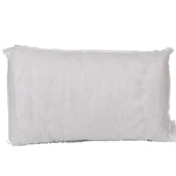 Coussin de rembourrage rectangulaire blanc polyester