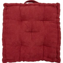 Coussin de sol carré côtelé 5 points 45x45cm (3 modèles)