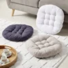 Coussin de sol Ø45cm blanc