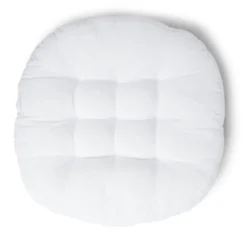 Coussin de sol Ø45cm blanc