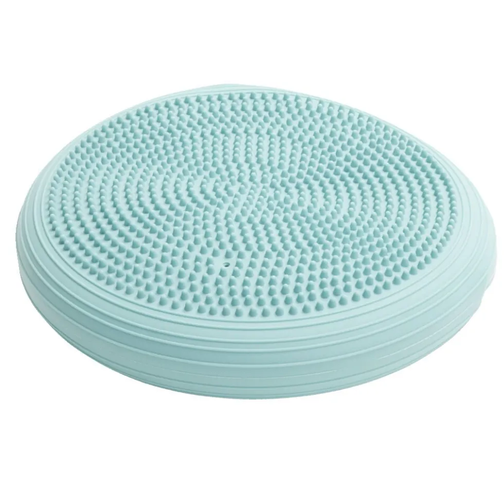 Coussin d'équilibre rond en plastique bleu Ø35xH7,5cm