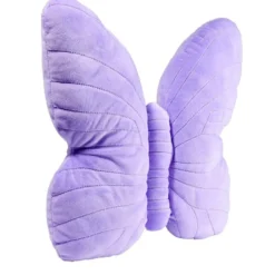 Coussin forme papillon 30x37cm (2 modèles violet ou vert)