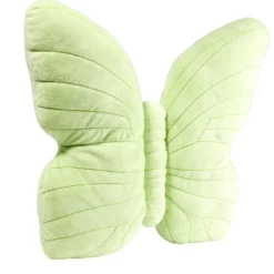 Coussin forme papillon 30x37cm (2 modèles violet ou vert)
