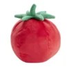 Coussin forme tomate rouge Ø17xH20cm