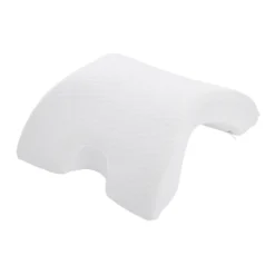 Coussin mémoire de forme oreiller incurvé blanc 36x30xH13cm