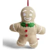 Coussin Noël bonhomme pain d'épices 35xH42cm