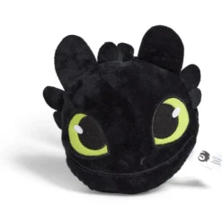 Coussin tête de dragon Ø16cm polyester 8 modèles