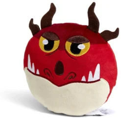Coussin tête de dragon Ø16cm polyester 8 modèles
