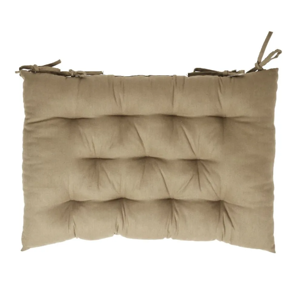 Coussin tête de lit rectangulaire vert kaki 50x70cm
