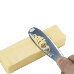 Couteau à beurre inox 4 fonctions L20,5cm (2 modèles)