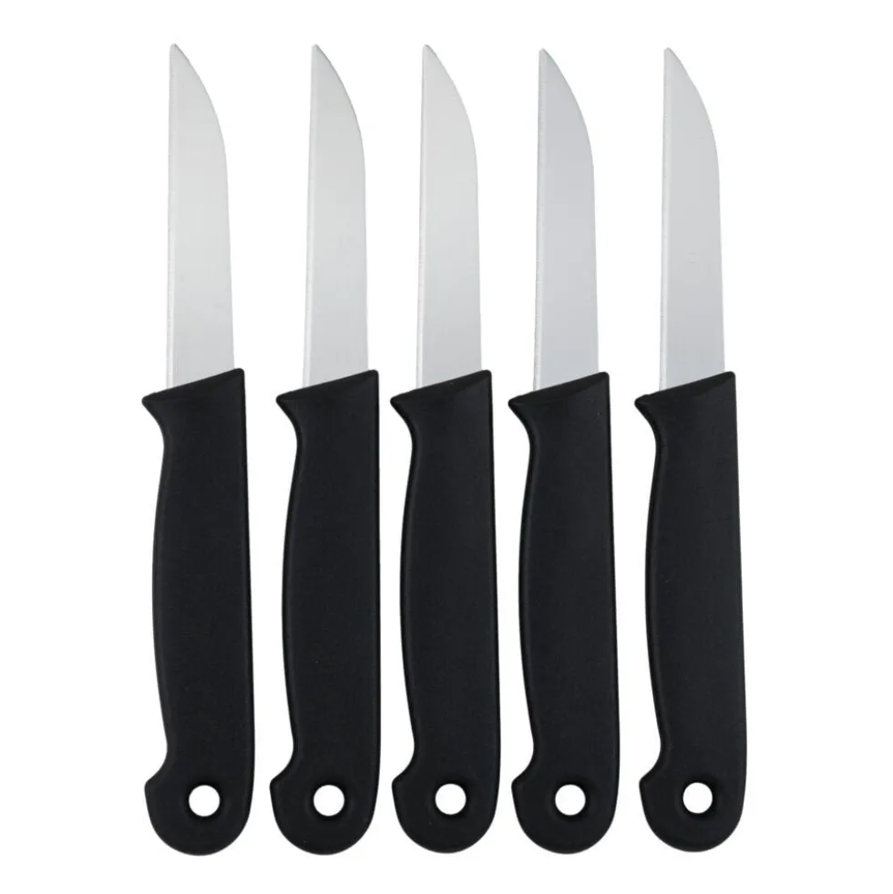 Couteau à légumes x5 épluche et découpe L16cm