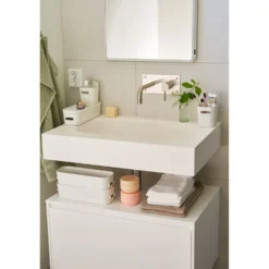 Couvercle boîte de rangement blanc