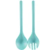 Couverts à salade x2 plastique vert céladon L26,5cm