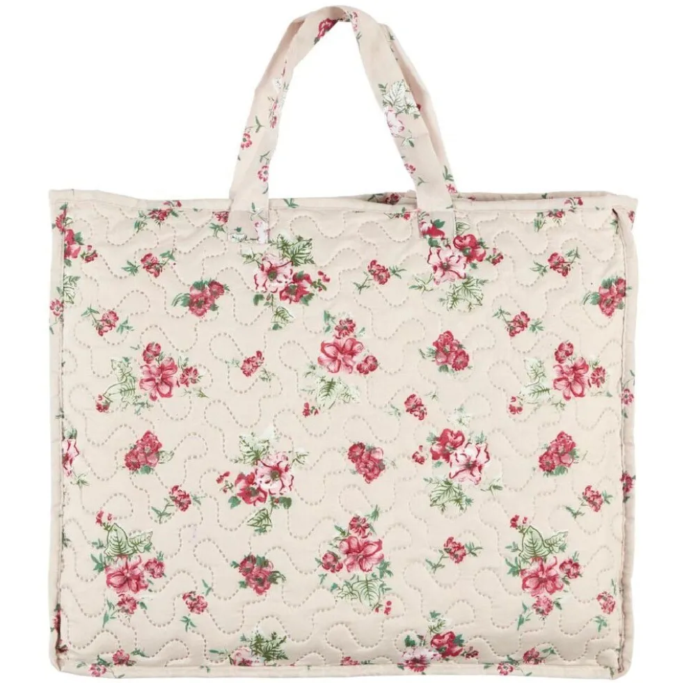 Couvre lit avec sac imitation boutis