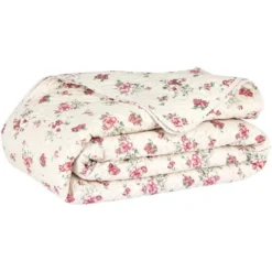 Couvre lit avec sac imitation boutis