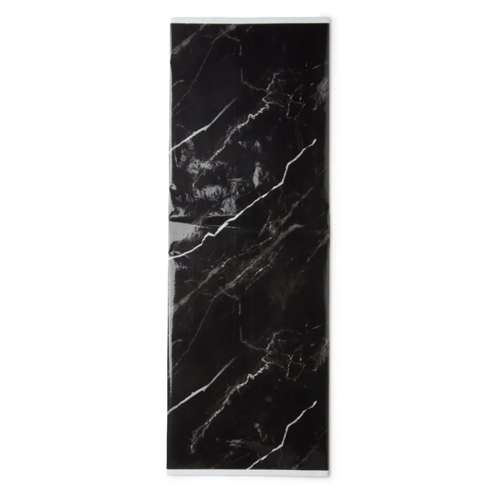 Crédence en papier et pvc effet bois naturel - 75x45cm