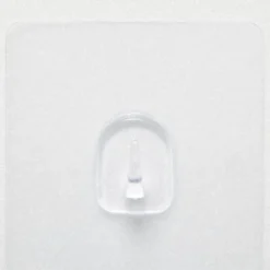 Crochet en plastique transparent