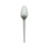 Cuillère à soupe plastique blanc x12