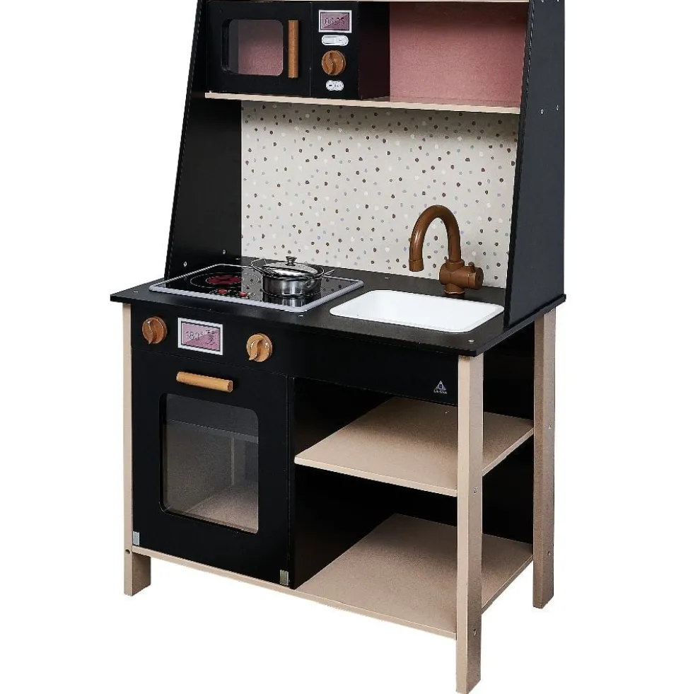 Cuisine électronique en bois L.60xP.34xH.93cm