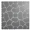 Dalle de chemin x5 clipsable imitation pierre grise 29x29cm