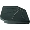 Dalle de lestage noire en béton 25 kg