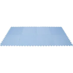 Dalle de protection piscine et spa mousse bleu 50x50cm x8