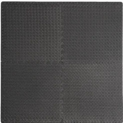 Dalle de protection piscine et spa mousse noir x4