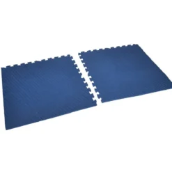 Dalle de protection piscine et spa mousse bleu x4