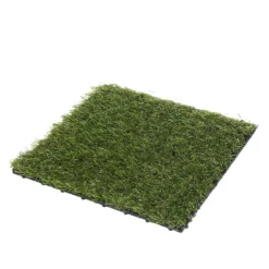 Dalle gazon artificiel clipsable carré vert