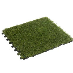 Dalle gazon artificiel clipsable carré vert