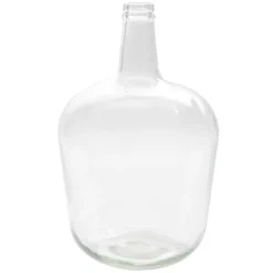 Dame jeanne en verre transparent Ø25xH40cm