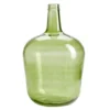 Dame jeanne en verre vert Ø25xH40cm