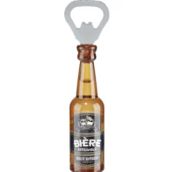 Décapsuleur figurine aimantée design bière H10cm (3 modèles)