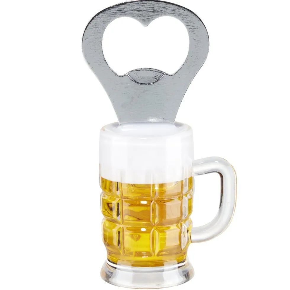 Décapsuleur figurine aimantée design bière H10cm (3 modèles)