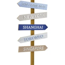 Déco murale panneaux de destinations L40xH70 cm