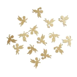 Décoration de table en papier doré motif Noël 100 pièces