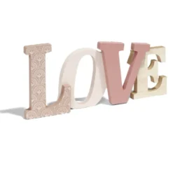 Décoration mot LOVE en bois L49xH14cm