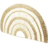 Décoration murale arc en jacinthe tressée L100xH58cm