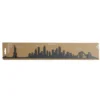 Décoration murale New York métal noir 55cm