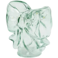 Décoration à poser lampe en verre coloré à LED H9cm (6 modèles)