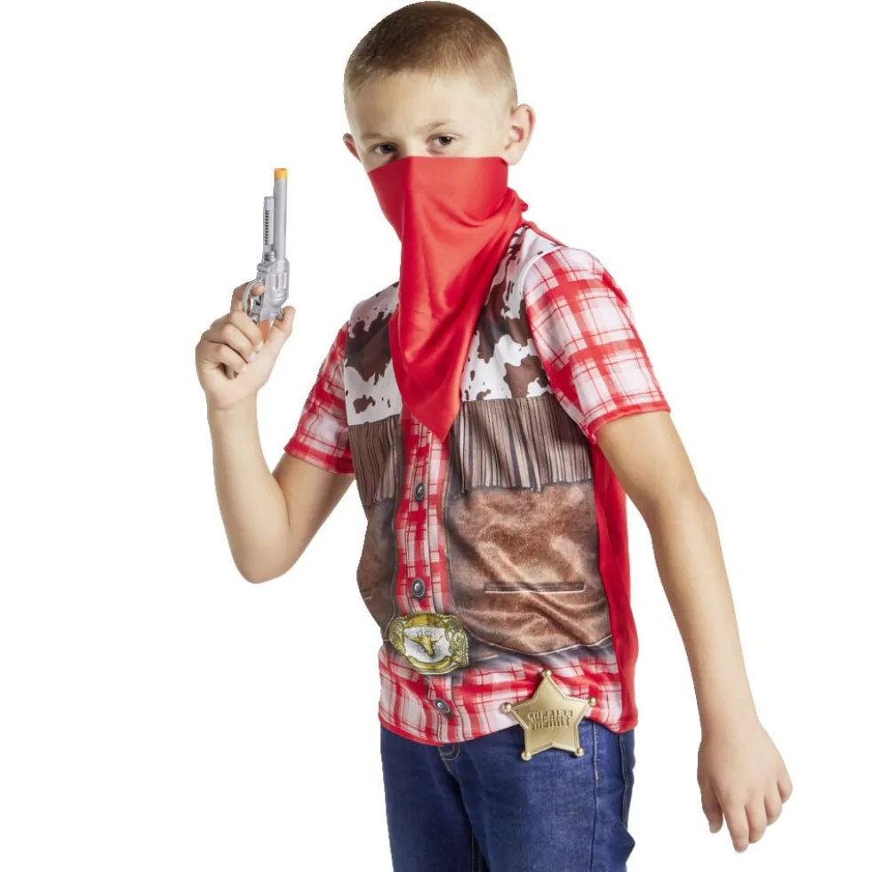 Deguiz'box enfant garçon cowboy 7/10 ans 4 pièces