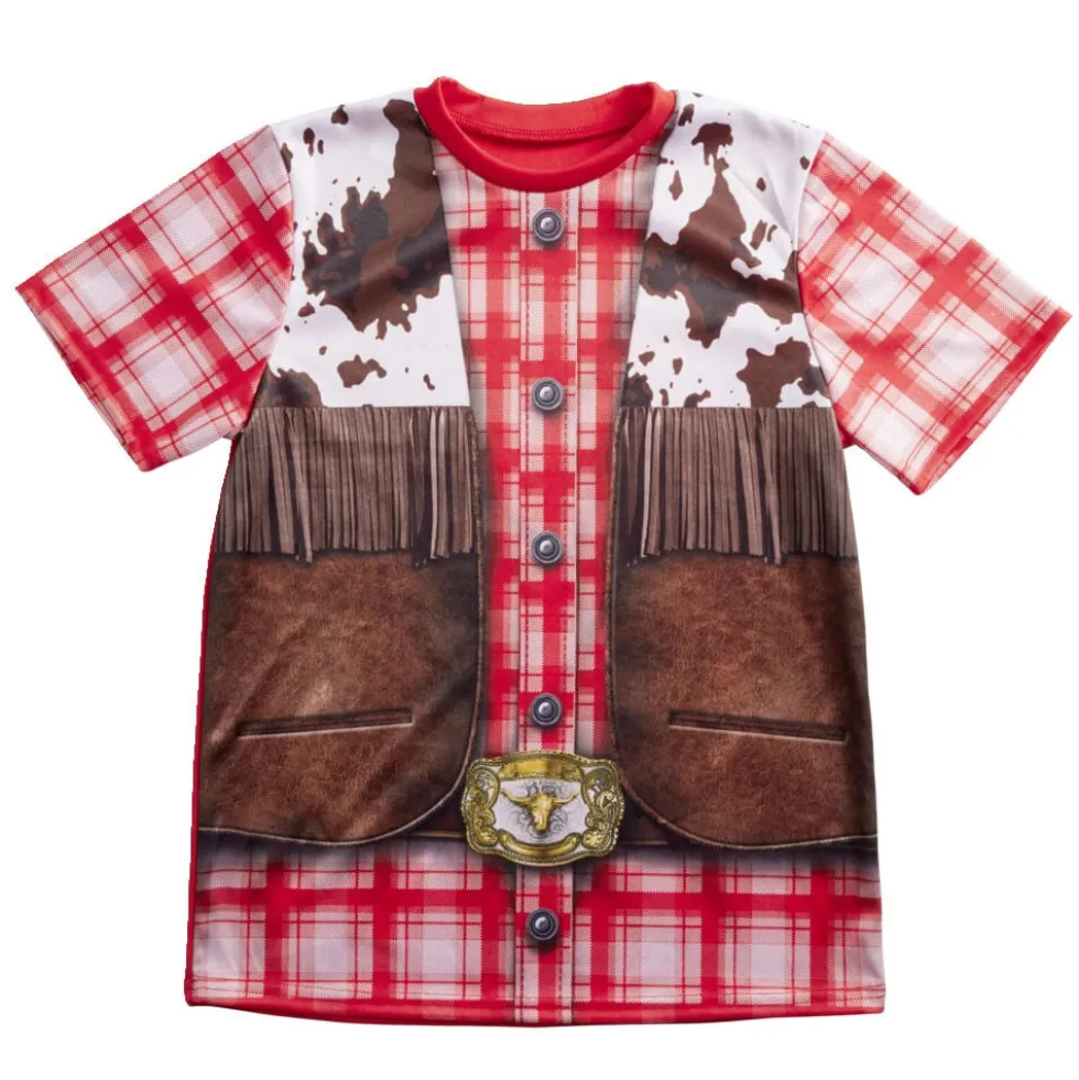 Deguiz'box enfant garçon cowboy 7/10 ans 4 pièces