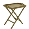 Desserte jardin Bali pliable marron 60x45xH75cm