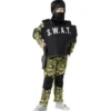 Déguisement enfant Agent Swat militaire 7/10 ans