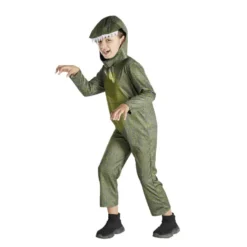 Déguisement enfant dinosaure combinaison avec capuche 4/6 ans