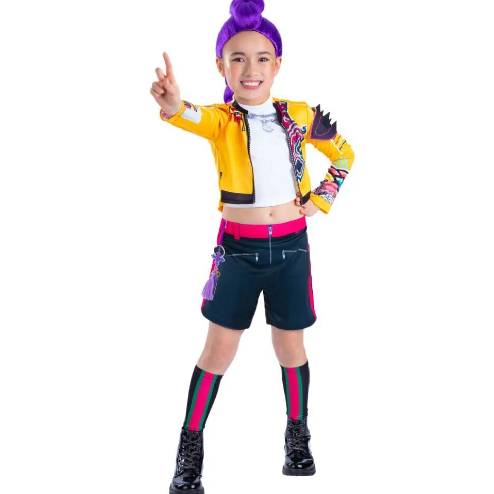 Déguisement enfant fille KPOP Rumi jaune 11/13ans